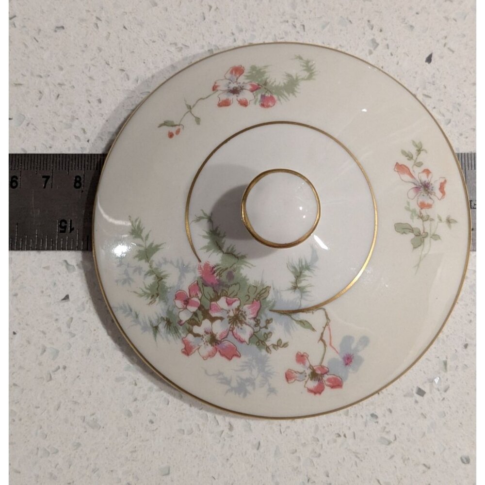 Vintage Theodore Haviland Apple Blossom Cream Sugar Set - Picture 11 of 16